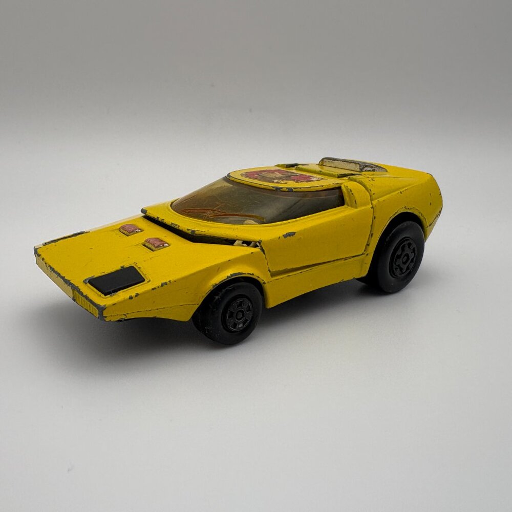 Vtg Matchbox Lesney Speed Kings Shovel Nose 1971 Yellow K-32/40 Car (SKU: 378TO)